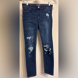 Girls Ripped Jeggings